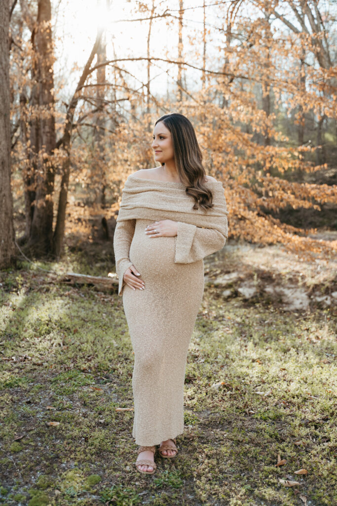 sunset maternity session in Atlanta